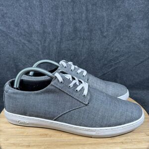 S Cuater By Travis Mathew Men's Sneakers Shoes‎ Size 10 Grey Canvas